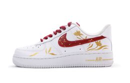 Nike: Красные кроссовки  Air Force 1