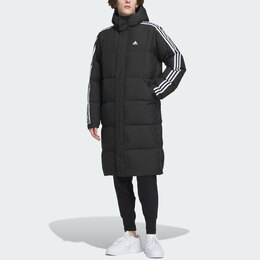 Adidas: Чёрный пуховик 