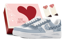 Nike: Голубые кроссовки  Air Force 1