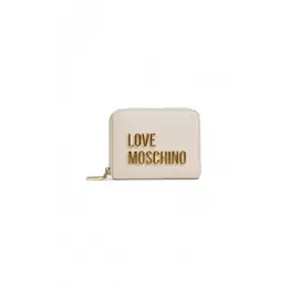 Love Moschino: Бежевый кошелёк 