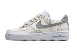 Nike: Бежевые кроссовки  Air Force 1