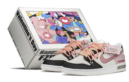 Nike: Розовые кроссовки  Dunk