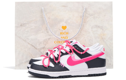 Nike: Розовые кроссовки  Dunk