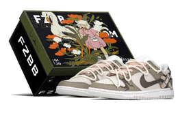 Nike: Коричневые кроссовки  Dunk