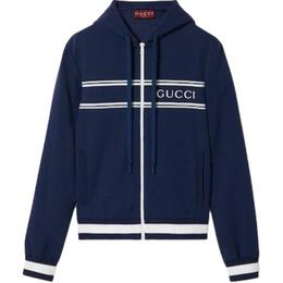 Gucci: Синяя куртка 