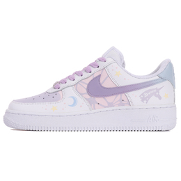 Nike: Фиолетовые кроссовки  Air Force 1