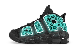 Nike: Чёрные кроссовки  Air More Uptempo