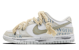 Nike: Серые кроссовки  Dunk