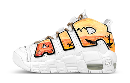 Nike: Белые кроссовки  Air More Uptempo