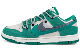 Nike: Зелёные кроссовки  Dunk