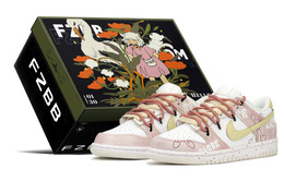 Nike: Розовые кроссовки  Dunk