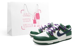 Nike: Фиолетовые кроссовки  Dunk