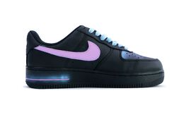 Nike: Чёрные кроссовки  Air Force 1