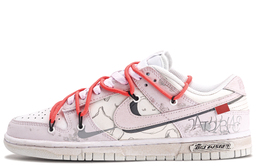 Nike: Фиолетовые кроссовки  Dunk