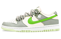 Nike: Зелёные кроссовки  Dunk