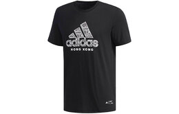 Adidas: Чёрная футболка 