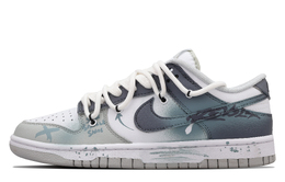 Nike: Серые кроссовки  Dunk