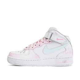 Nike: Розовые кроссовки  Air Force 1