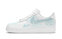 Nike: Голубые кроссовки  Air Force 1