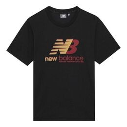 New Balance: Чёрная футболка 