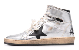 Golden Goose: Серебристые кроссовки  Sky Star