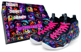 Nike: Чёрные кроссовки  Foamposite One