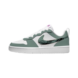 Nike: Зелёные кроссовки  Court