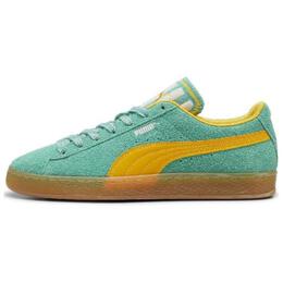 PUMA: Зелёные кроссовки  Suede