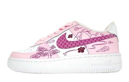 Nike: Розовые кроссовки  Air Force 1