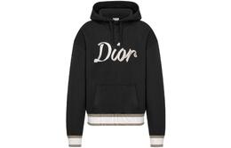 Dior: Чёрная толстовка 