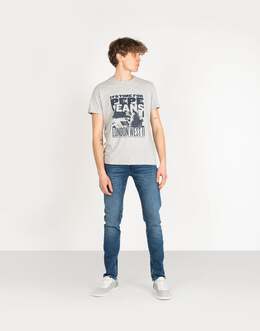 Pepe Jeans: Серая футболка 