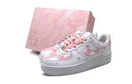 Nike: Розовые кроссовки  Air Force 1