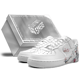 Nike: Белые кроссовки  Air Force 1