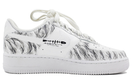 Nike: Серые кроссовки  Air Force 1