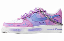 Nike: Голубые кроссовки  Air Force 1