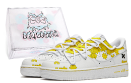 Nike: Белые кроссовки  Air Force 1