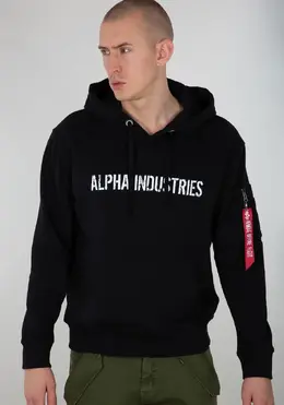 Alpha Industries: Чёрная толстовка 