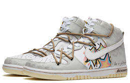 Nike: Белые кроссовки  Dunk