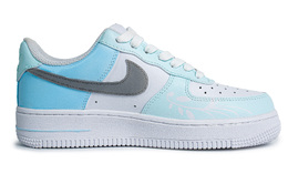 Nike: Голубые кроссовки  Air Force 1