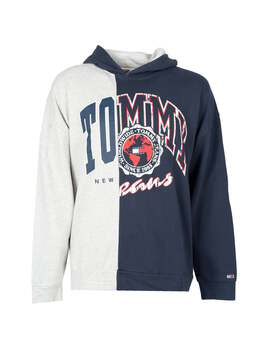 Tommy Hilfiger: Тёмная толстовка  Tommy Jeans