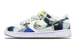 Nike: Зелёные кроссовки  Dunk
