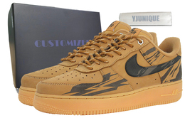 Nike: Чёрные кроссовки  Air Force 1