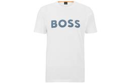 Hugo Boss: Белая футболка 