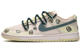 Nike: Зелёные кроссовки  Dunk