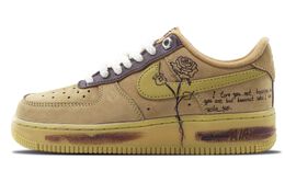 Nike: Коричневые кроссовки  Air Force 1