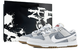 Nike: Серые кроссовки  Dunk