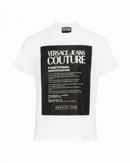 Versace Jeans Couture: Белая футболка 