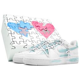 Nike: Голубые кроссовки  Air Force 1