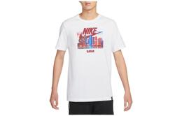 Nike: Белая футболка 