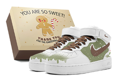 Nike: Белые кроссовки  Air Force 1